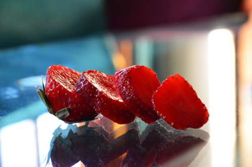 Strawberries Fruits Red Ripe Food Healthy Fresh