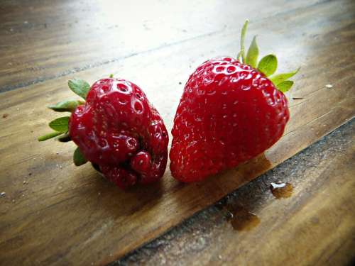 Strawberries Red Bright Sweet Fruit Food
