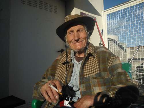 Street Old Man Help Poverty Asylum Protection