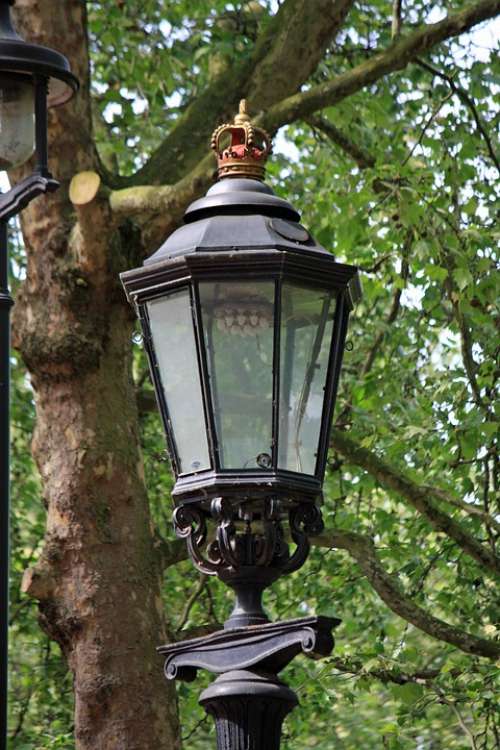 Street Lamp Lamp Light Vintage Old Crown