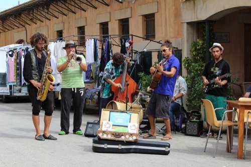 Street Musikanten Usiker Musicians Live Music