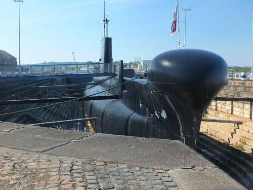 Submarine War Museum Dry Dock Sea Nautical