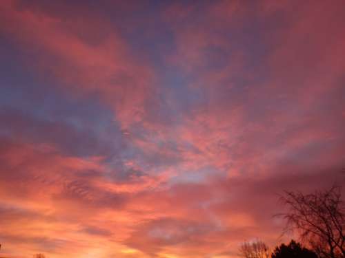 Sun Romantic Evening Sky Abendstimmung