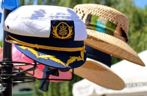 Sun Protection Cap Captain Cap Hat Headwear