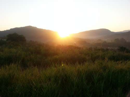 Sunrise Mountain Morgenrot