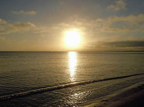 Sunrise Baltic Sea Sea