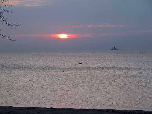 Sunrise Baltic Sea Sea Nature Water Coast