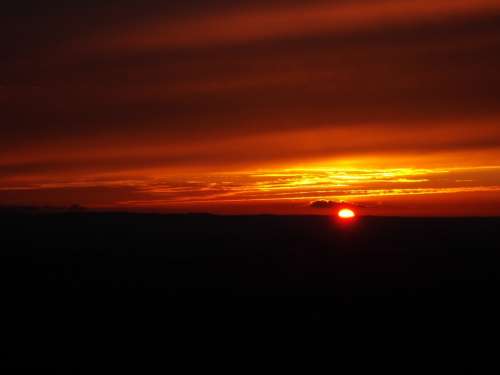 Sunrise Sunset Sun Afterglow Morgenrot