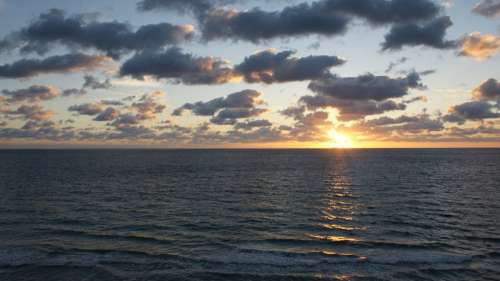Sunrise Morgenrot Sun Sea Vacations Summer