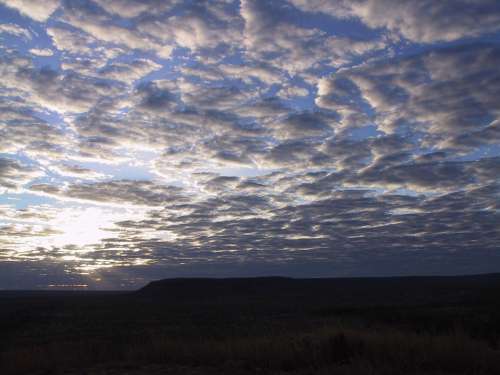 Sunrise Morgenstimmung Morning Australia Flat Sky