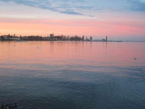 Sunset Evening Lake