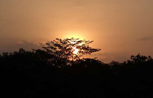 Sunset Setting Sun Sky India