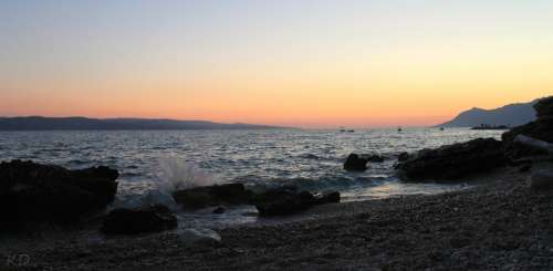 Sunset Sea Croatia Holidays Summer