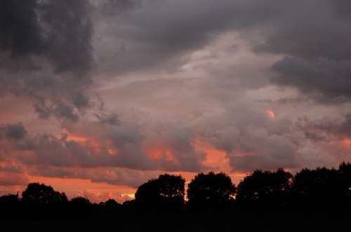 Sunset Himmel Cloud