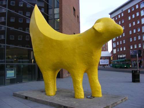 Superlambanana Liverpool Artwork Lamb Sculpture