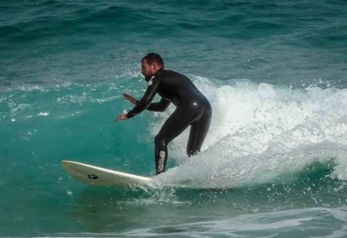 Surf Beach Surfer Tablista Fun Sports Waves