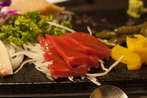 Sushi Tuna Tuna Party Time Fish Food
