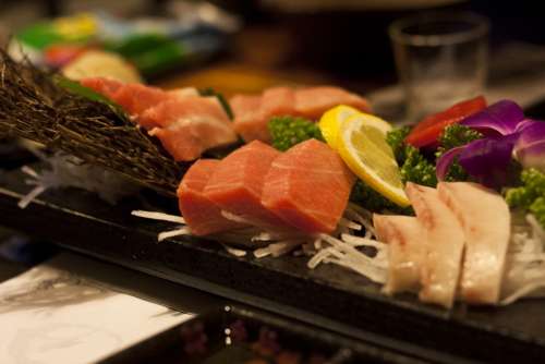 Sushi Time Tuna Tuna Party Fish Food