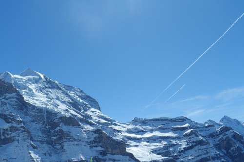 Swiss Jungfraujoch Snow
