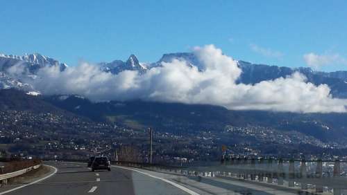 Switzerland Landscapes Clouds