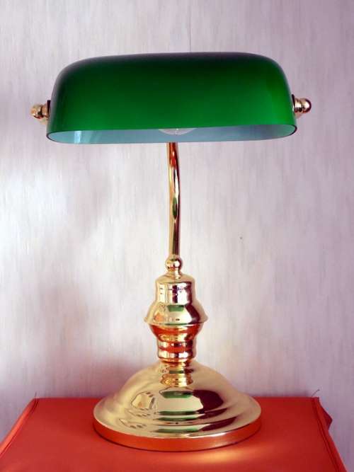 Table Lamp Lamp Shiny Lampshade Decorative Retro