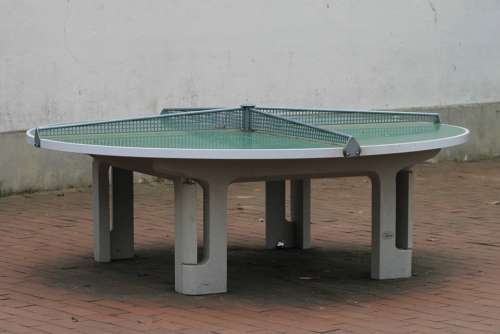 Table Tennis Ping-Pong Sport Round Four