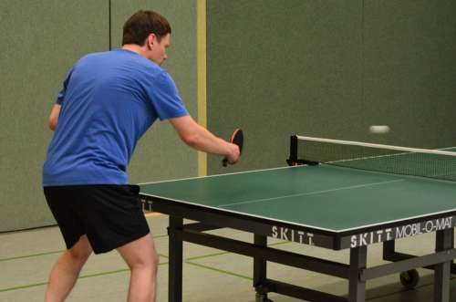Table Tennis Ping-Pong Sport Ping-Pong Table Play