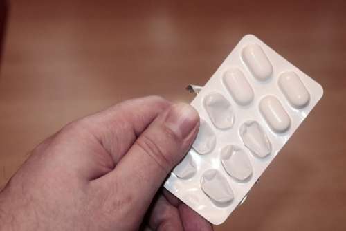 Tablets Disease Finger Hand Health Check Pills