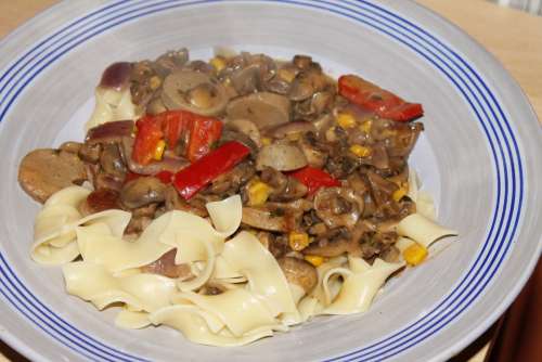 Tagliatelle Sliced Food Eat Cook Noodles