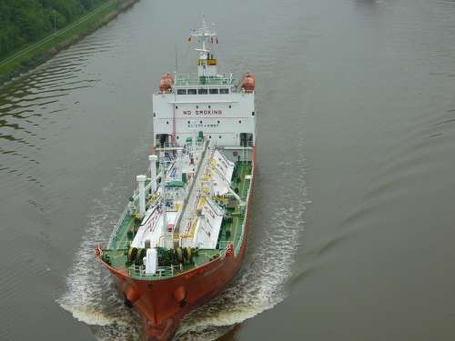 Tanker Frachtschiff Ship North America North Sea
