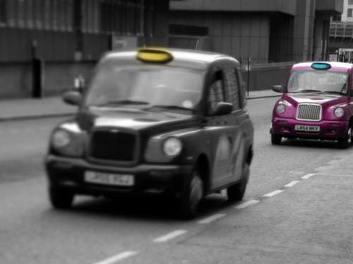 Taxi Auto London Trip
