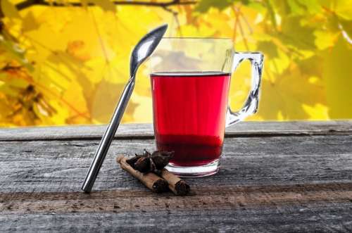 Tea Cup Teabag Mug Glass Close-Up String Natural