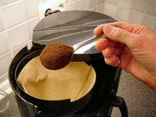 Tea Coffee Powder Make Coffee Preparing Coffee