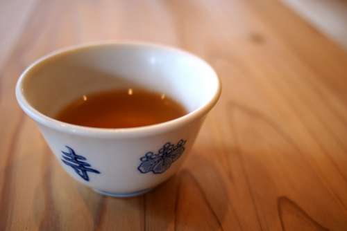 Tea Japan Wooden Drink Oriental Cup