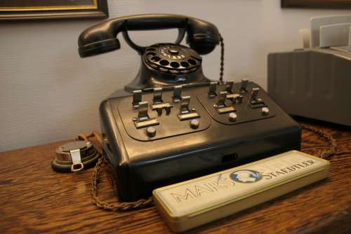 Telephone Phone Communication Office Desk