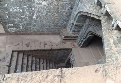 Temple Fort Secret Entry Stairs Panhala Kolhapur