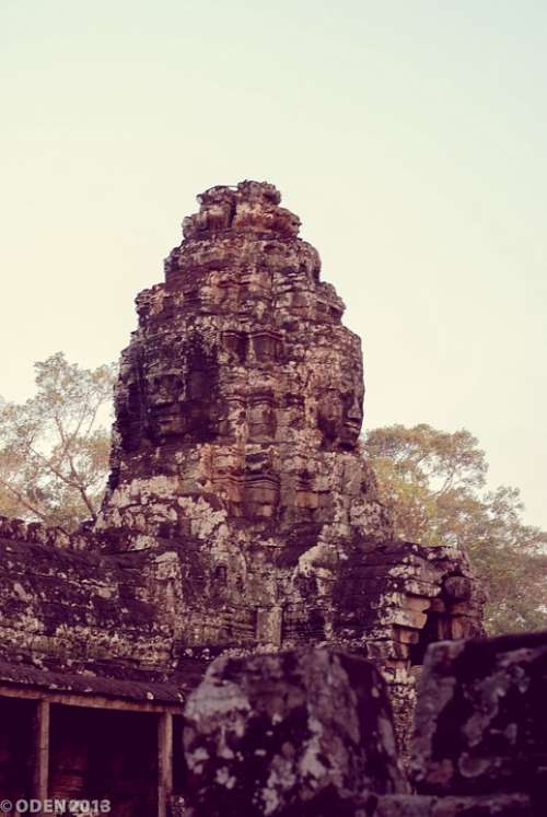 Temple Cambodia Siem Reap Angkor Thom Architecture