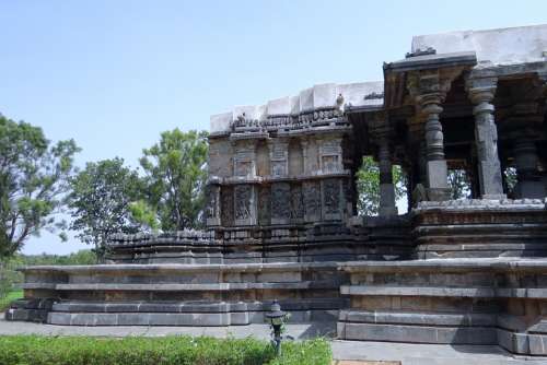 Temple Hindu Halebidu Hoysala Architecture Religion