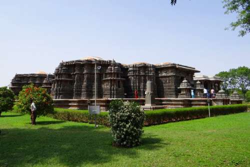 Temple Hindu Halebidu Hoysala Architecture Religion
