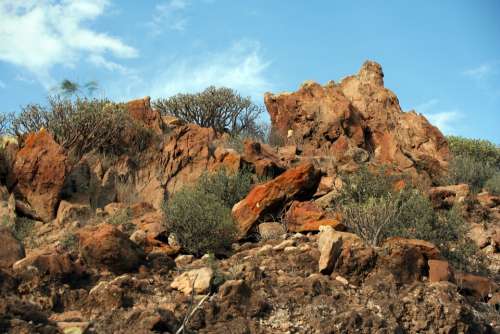 Tenerife Landscape Rock Stones Bizarre