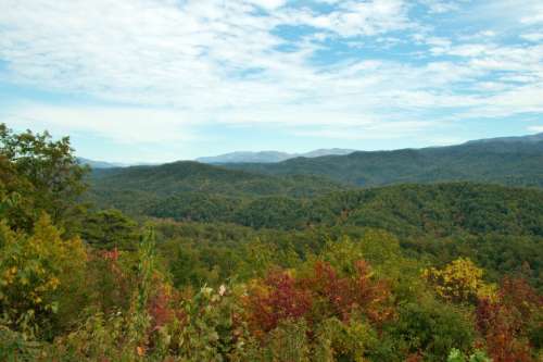 Tennessee Smoky Mountains Mountains Landscape