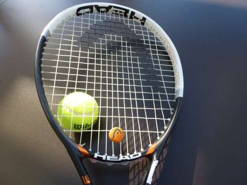 Tennis Tennis Ball Tennis Racket Sport Play Tennis
