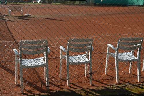 Tennis Tennis Court Chairs Garden Chairs