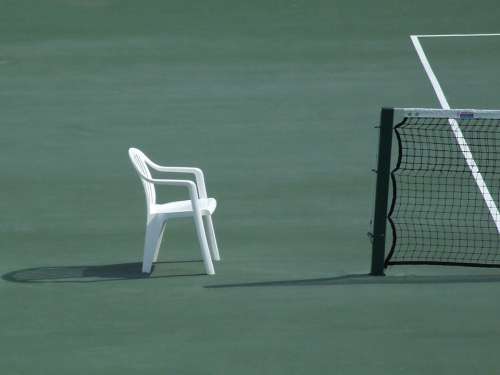 Tennis Sport Grass Action Net Chair