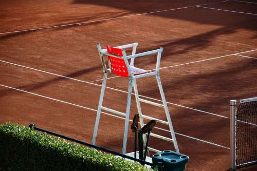 Tennis Court Referee Chair Sun Lines