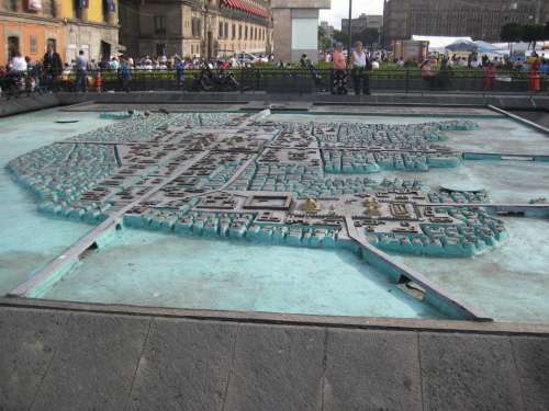 Tenochtitlan Model Mexico