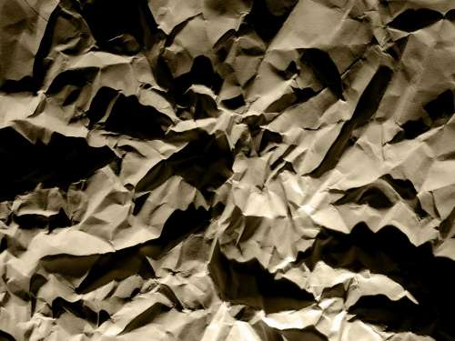 Texture Leaf Ruffled Sheet Crumpled Paper