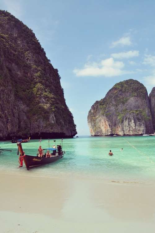 Thailand Islands Phiphi Beautiful Island Ocean