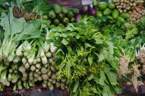 Thailand-Market Thai Vegetables Thai Kitchen