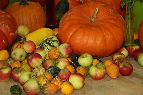 Thanksgiving Pumpkin Apple Autumn Decoration Gourd